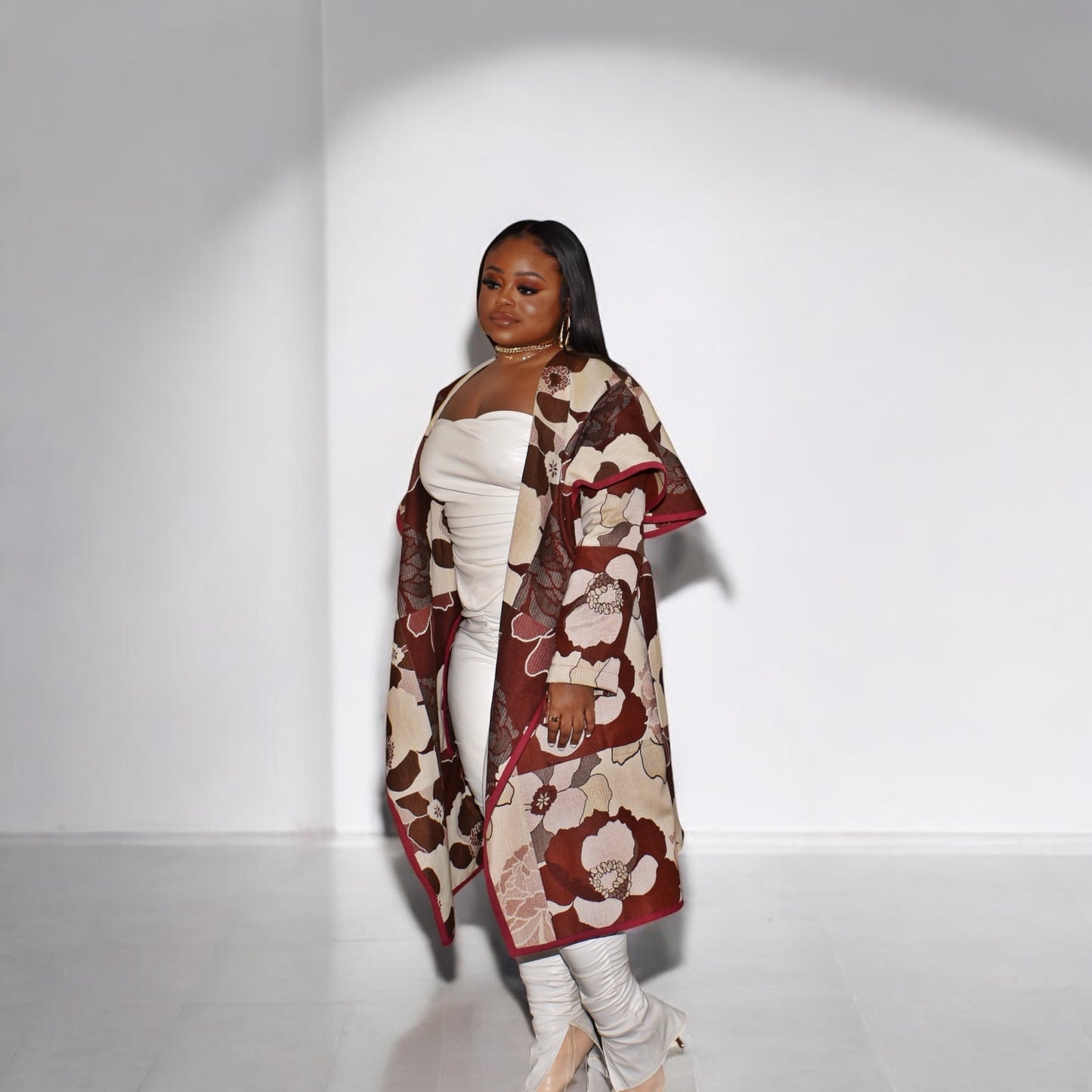 Timeless Draped Trench